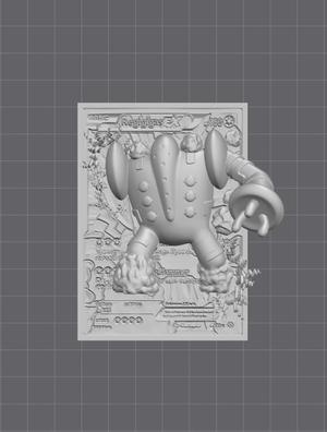 Regigigas 3D Pop Up Card - Pokémon Fan Art STL | Ideal for FDM/Resin