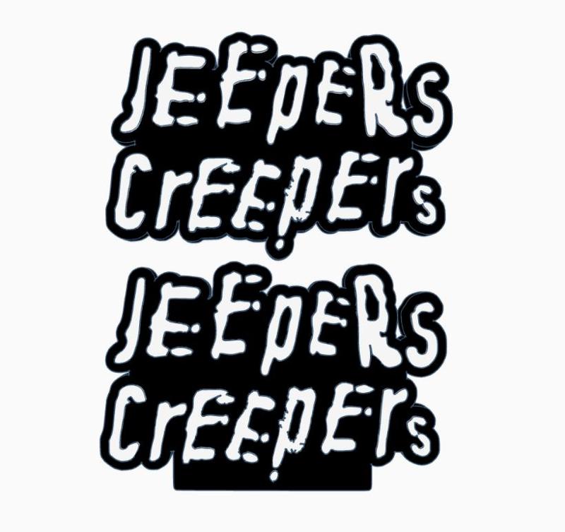 JEEPERS CREEPERS V2 Logo Display by MANIACMANCAVE3D