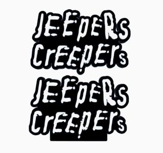 JEEPERS CREEPERS V2 Logo Display by MANIACMANCAVE3D