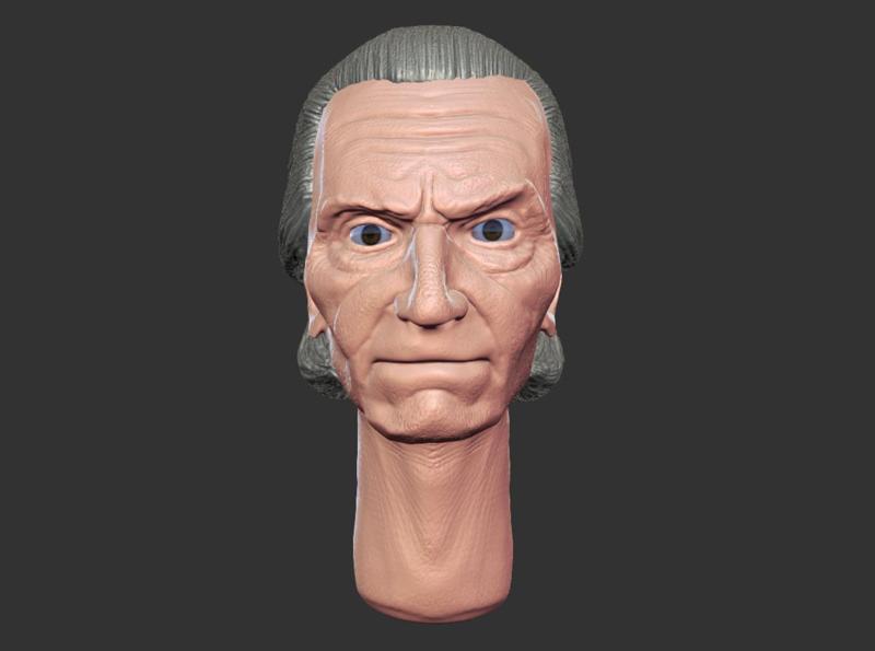 1ST DOCTOR WILLIAM HARTNELL 1/6 SCALE BUST HOT TOYS SCALE