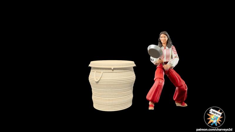 Indiana Jones Cairo Basket for 3.75, 6, 12 inch figures