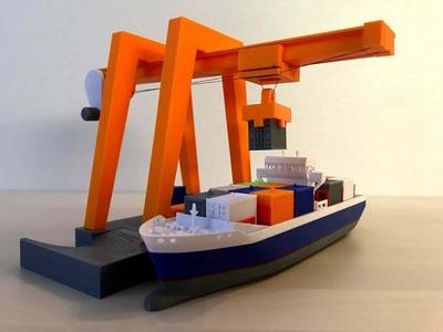 Toy Crane for EMMA by vandragon_de