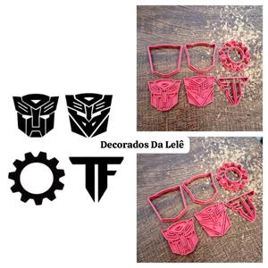 Cortador Transformers para biscoitos e doces