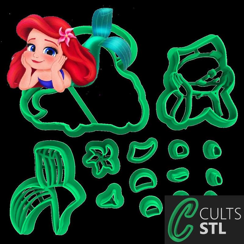 CORTADOR PEQUENA SEREIA 3 - 7cm