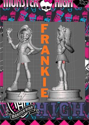 Frankie Stein - Monster High | STL Figure for 3D Printing