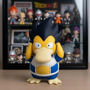 Pokemon Psyduck - Vegeta statue - 3D print