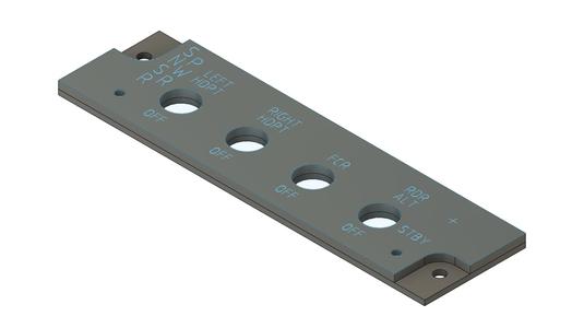 F-16 C Block 52 - Sensor Power Panel