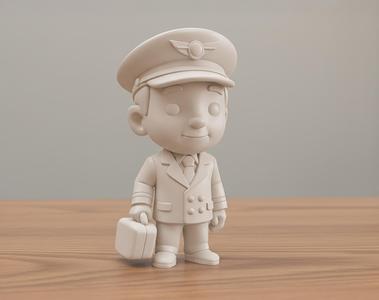 Pilot 3D Printable 3D print model