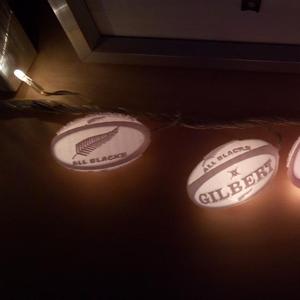 AllBlacks rugby ball lithophane