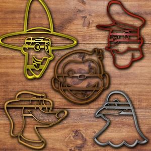 Curious George cookie cutter set