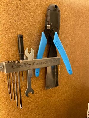 Tool holder for Ender 3 tools
