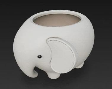 Cute Elephant Pen Holder Desk Organizer 