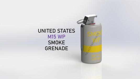 WW2 US M15 WP Smoke Hand Grenade