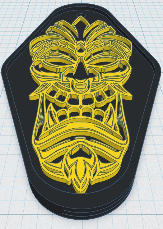Tiki Keytag 4