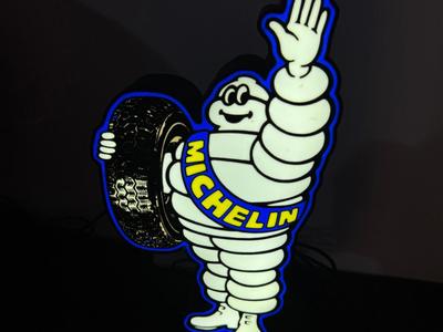 Michelin Man - Light up Tall Sign