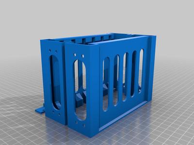 Adapter for installing multiple 2.5" drives into two 5.25" slots