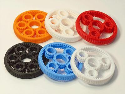 Ultra-smooth planetary gear lightweight 15g gyro fidget spinner