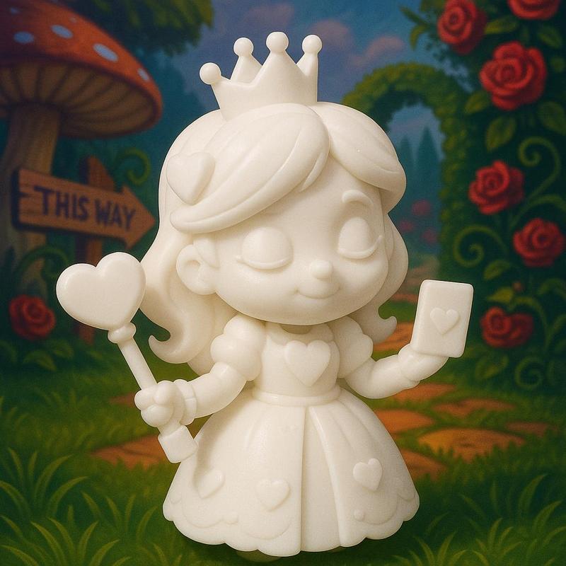 An adorable Wonderland Queen of Hearts!