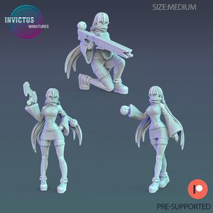 Space Warper Set ‧ Sci-Fi Miniature ‧ Wargame Miniatures ‧ Tabletop 3D Model ‧ RPG Miniature ‧ Cyberpunk Construct ‧ Steampunk War Machine ‧ STL FILE