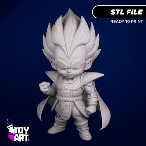 Majin Vegeta Chibi - Dragon Ball STL Figure