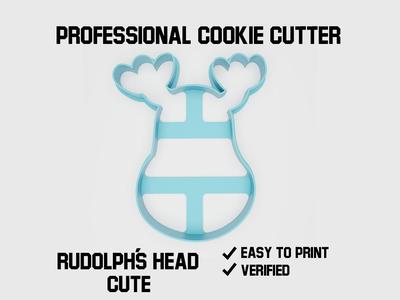 Rudolph´s head cookie cutter