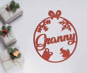Christmas bauble - Granny