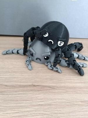 MEGA CUTE ANGRY OCTOPUS - Flexible - with 8 flexible tentacles!