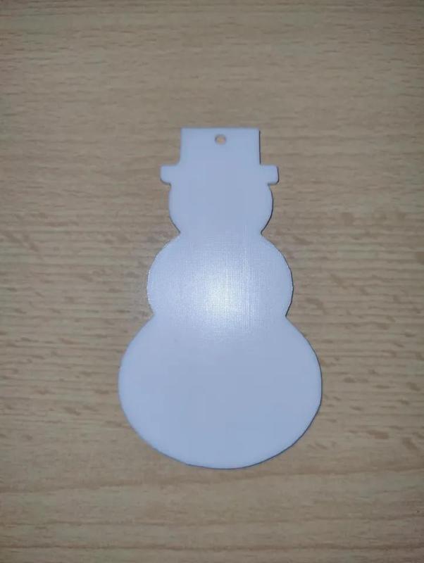 Christmas snowman ornament   