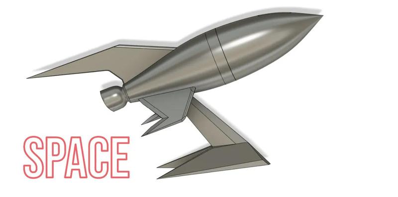 Futurama Space Ship - Piggy Bank Rocket [Futurama Inspired Cosmic Ship]   