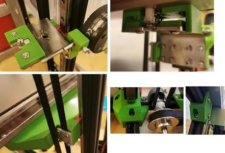 SecKit SK-Go2 improved bed mounting & z axis brackets