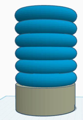 Modern lamp with base #2