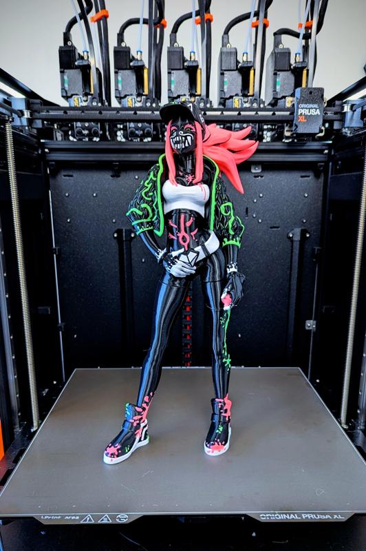 Akali K/DA multicolour remix