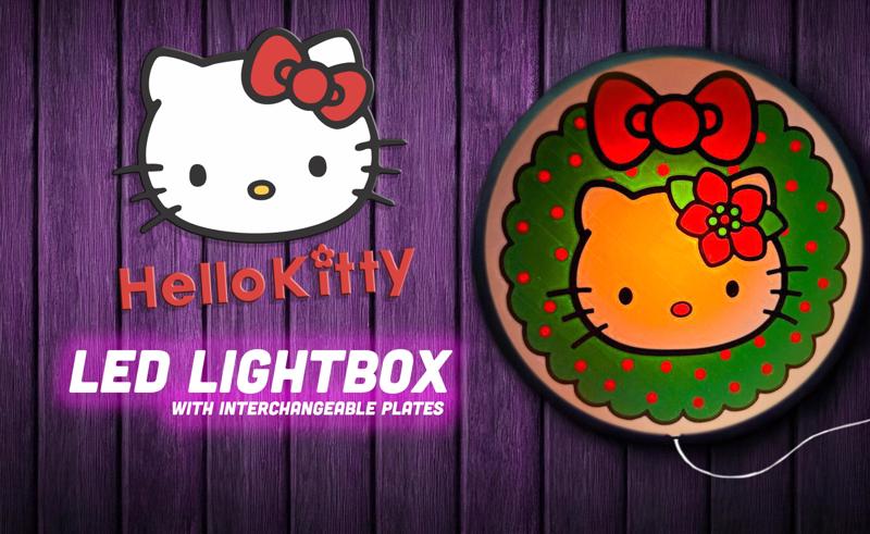 Hello Kitty Christmas - Light box / wall art Fun Girly cute