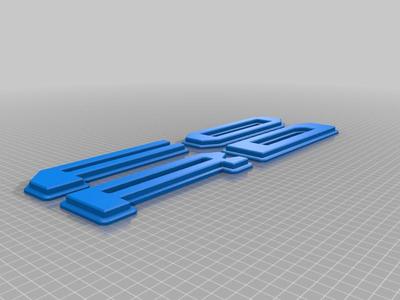 FORD Grille Letters (Raptor Style)