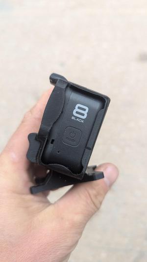 GoPro Hero 8 Mount for Framex Battery door open