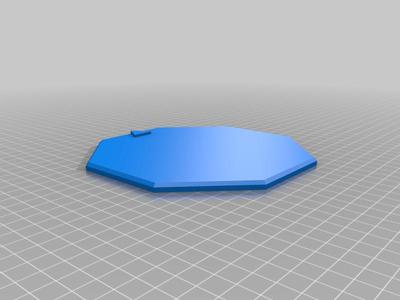 150mm Octagonal Game Miniature Base