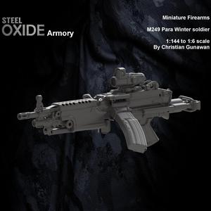 Miniature firearms M249 Para Winter Soldier