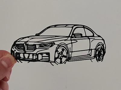 Wall art Cars - BMW