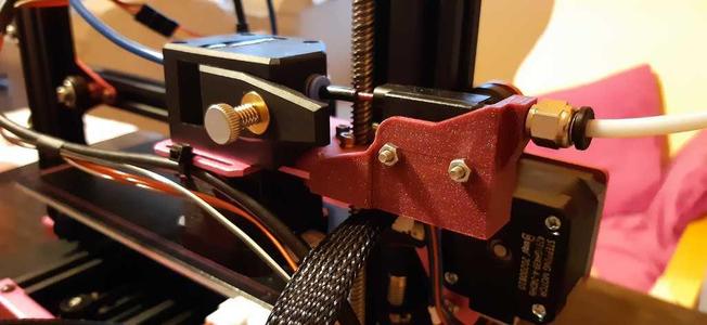 Filament runout sensor mount and guide for BIQU B1 (BMG)
