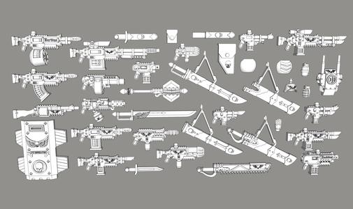 Far Future Fascist Weapons Kit V2