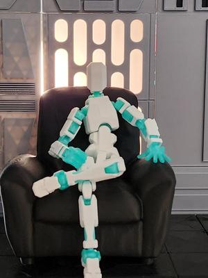 Big leather chair for 1/12 dioramas