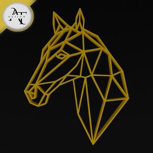  Horse- Geometric - 2D Wall Art Decor