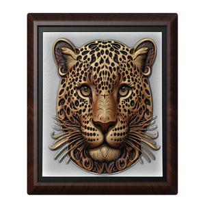 Leopard animal wall art relief wall decor