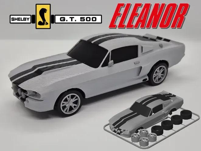 Ford Shelby Mustang GT500 'Eleanor' Kit Card (known from 'gone in 60 seconds')   