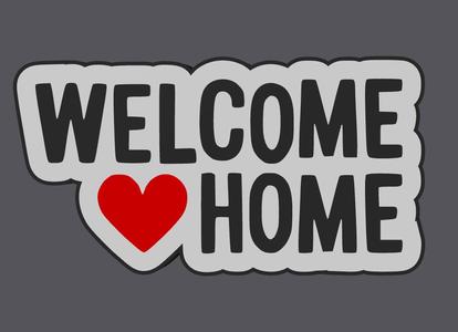 Welcome Home Led Lightbox