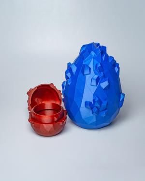 Crystal Egg - Snap closed