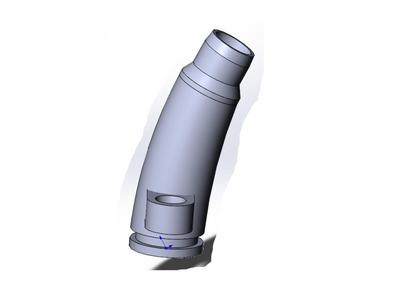 A branch pipe for heating the EGR valve