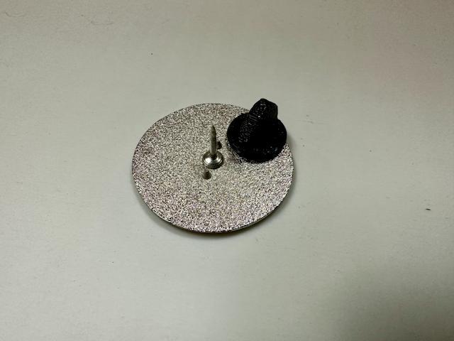 Pin backing lock