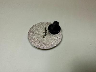 Pin backing lock