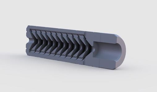 V3 - Thicker and stronger - Airsoft Air rifle silencer - sound moderator for pellet guns, rifles and ball bearing guns